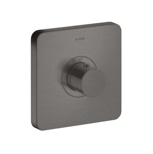 AXOR-HG-AXOR-ShowerSelect-Thermostat-HighFlow-Unterputz-softcube-Brushed-Black-Chrome-36711340 gallery number 1